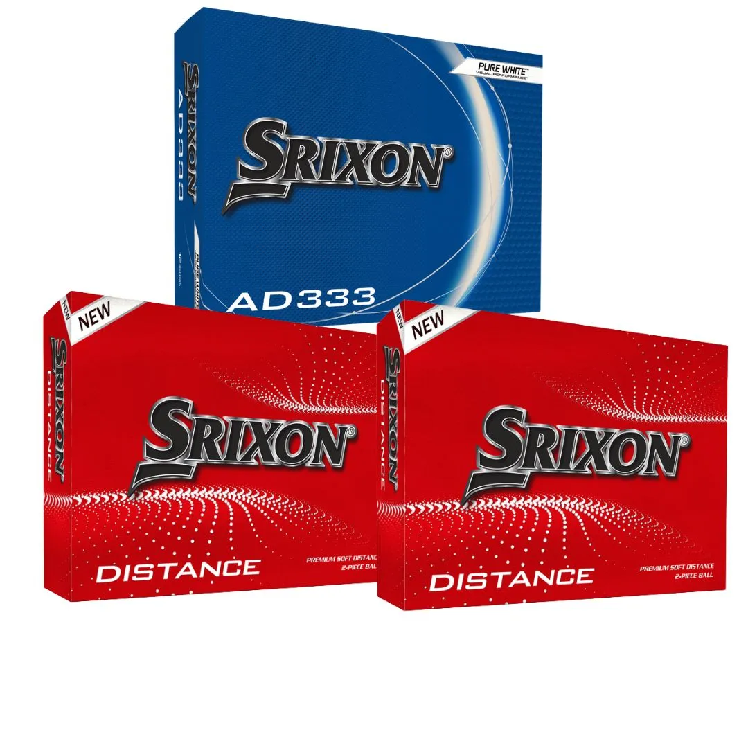 Pack Ahorro Bolas de Golf Srixon | AD333 + 2 Distance (36 bolas)