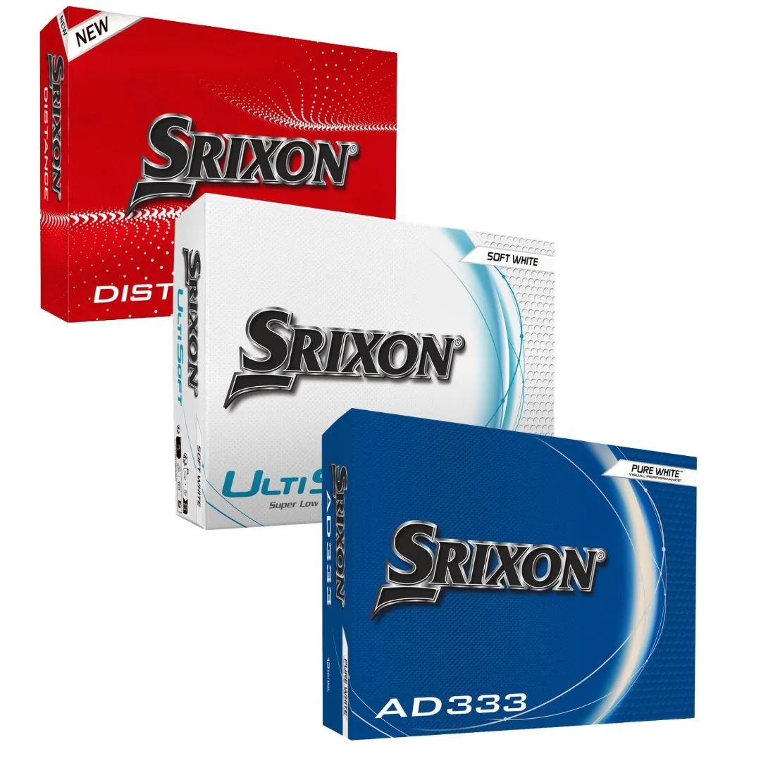 Pack Prueba Srixon | AD333, Distance y Ultisoft (36 bolas)