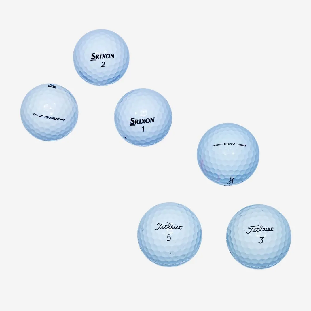 Pack de 50 bolas de golf recuperadas 25 Pro V1 + 25 Z-Star AA PLUS